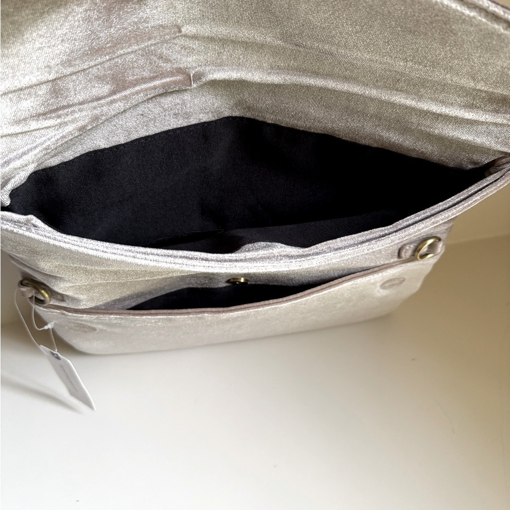 NWT | ANTHROPOLOGIE Augustina Foldover Velvet Large Clutch Travel Tech Pouch - Picture 6 of 11